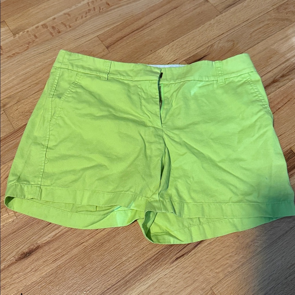J. Crew Lime Green Women's Bermudas